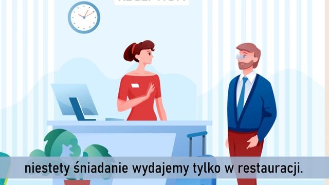The best way to learn Polish - Polish travel lesson with subtitles - Episode 1 HOTEL смотреть онлайн