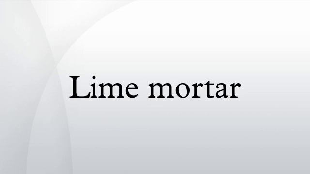 Lime mortar смотреть онлайн