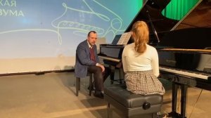 Мастер класс. #фондрозума #мастеркласс #ермаковаполина #фортепиано #струков #консерватория