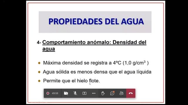 3° Clase teorica Bioquimica propiedades del agua смотреть онлайн