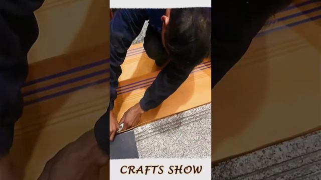 PVC Stair step installation process #goodtools #smartwork #craft #viral #short смотреть онлайн