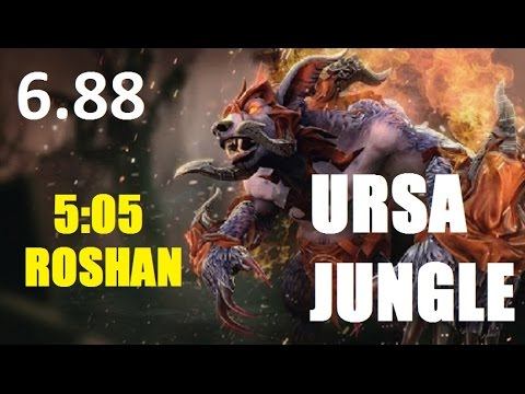 6.88 Ursa Jungle | 5 min Roshan | Radiant Dota 2 смотреть онлайн