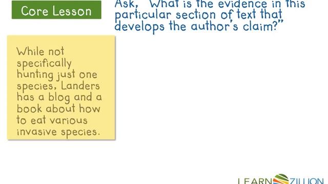 Analyze an author's use of evidence to develop a claim смотреть онлайн
