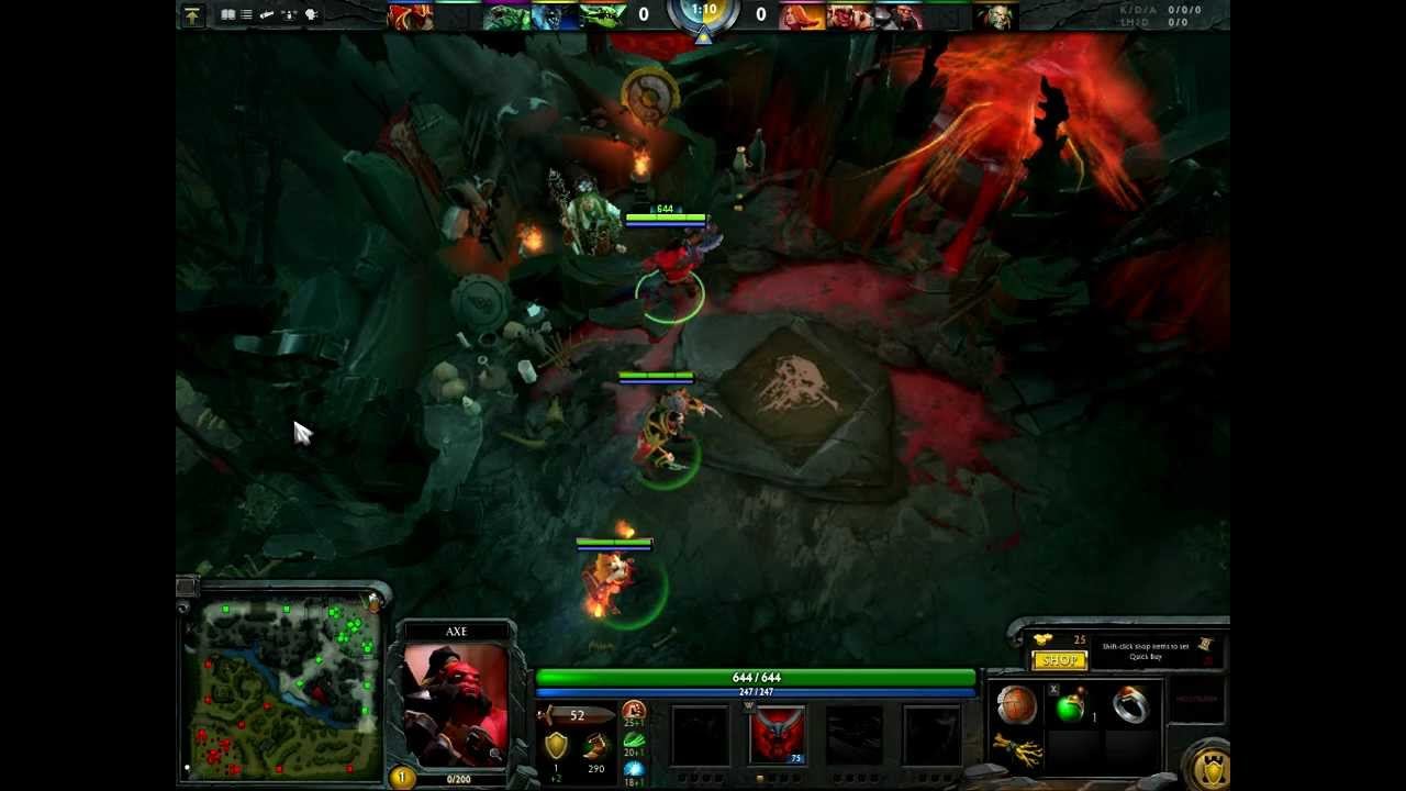 Dota2 игра за Акса часть 1(1) смотреть онлайн