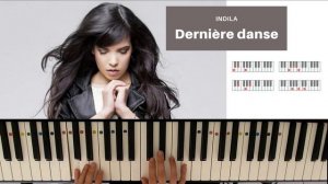 Indila - Derniere danse - Piano Tutoriel Facile