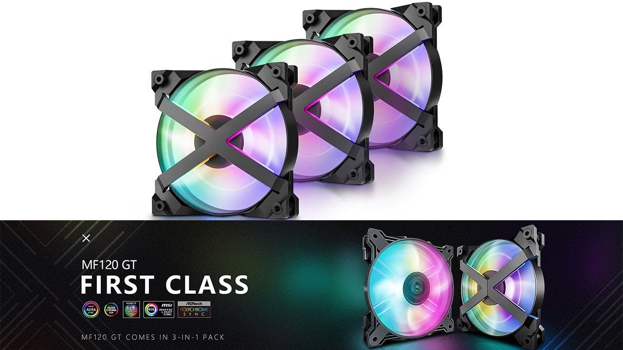 A different case fan Deepcool MF120GT Case Fans Unboxing and Quick overview смотреть онлайн