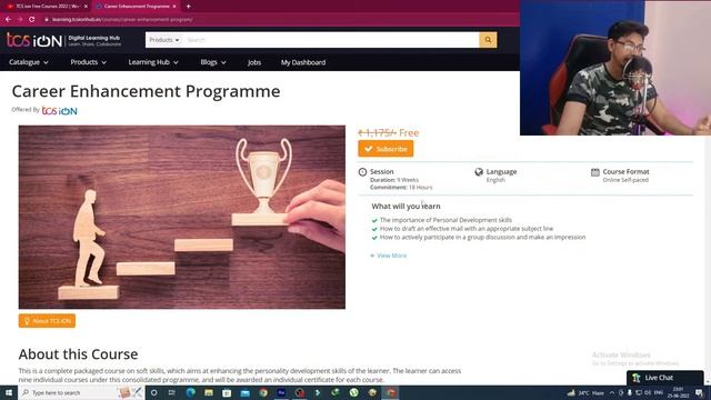 tcs ion free online course with certificate | free course online with certificate 2022 смотреть онлайн