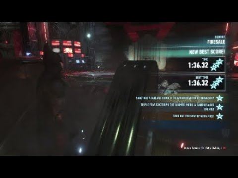 Arkham Knight Predator challenge maps | Firesale | 3 stars in 1:36 смотреть онлайн