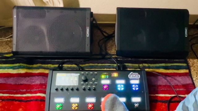 240727.Fractal FM9 Turbo Dual-Amp Preset Stereo Into 2 - QSC CP8 Powered FRFR