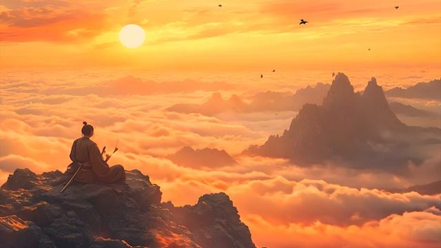 Morning Meditation With Japanese Flute Music  - Самурайский дзен - Meditation For Peace Of Mind