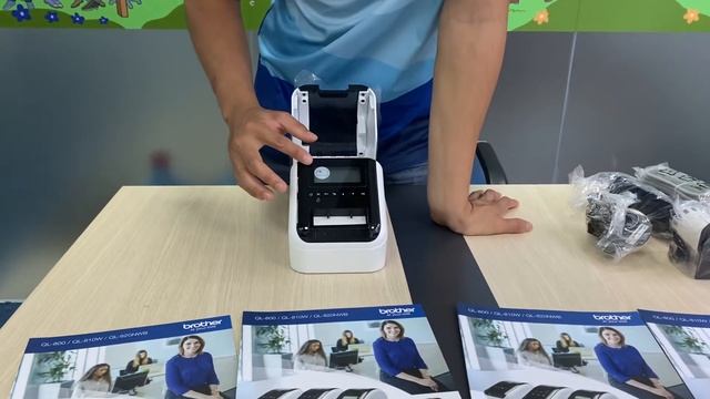 Mở hộp máy in nhãn QL-820NWB (0944523668) смотреть онлайн