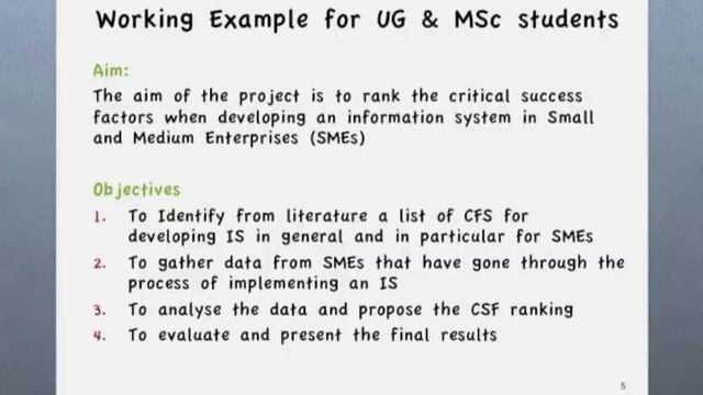 Applying Research Methods in UG and MSc projects смотреть онлайн