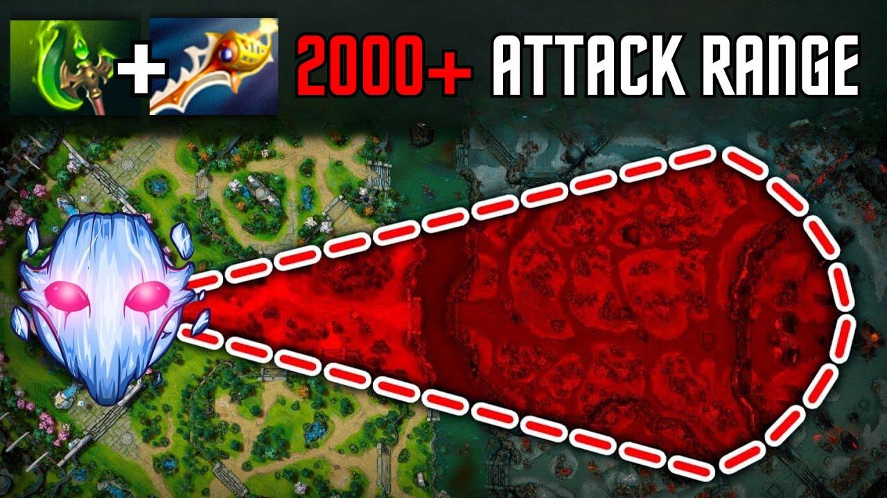 Divine Rapier + Parasma Ancient Apparation with 2000 Attack Range Hit like a truck Dota 2 смотреть онлайн