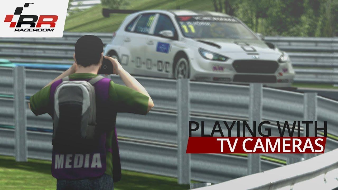 RaceRoom - Playing with TV cameras - Hyundai i30 TCR @ Hungaroring смотреть онлайн