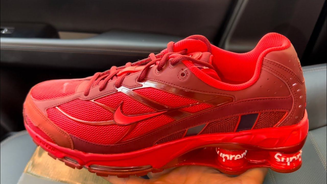 Nike Shox Ride 2 Supreme Red Shoes смотреть онлайн