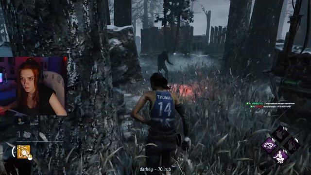 ИГРА КАЛЬМАРА [] DEAD BY DAYLIGHT моменты со стрима смотреть онлайн