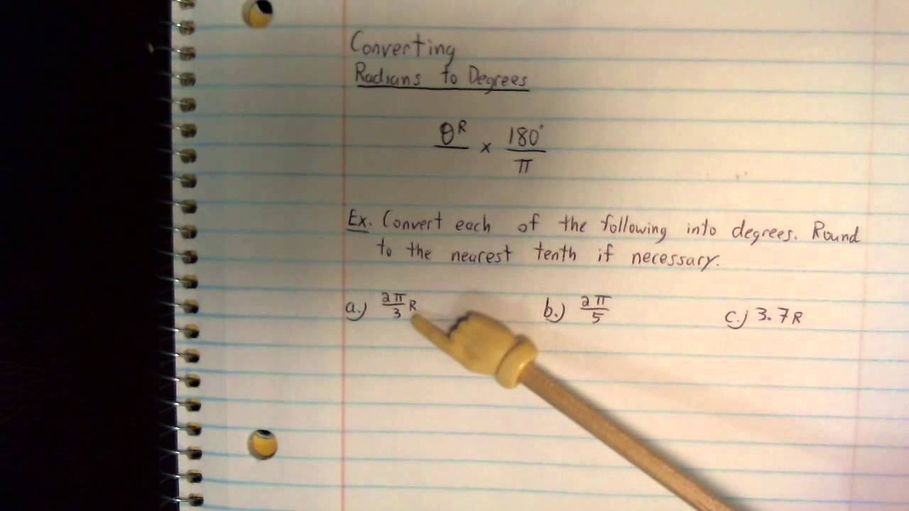 Lesson 7 Radian and Degree Conversions смотреть онлайн