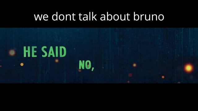 We Don't Talk About Bruno ENCANTO Color Coded lyrics смотреть онлайн