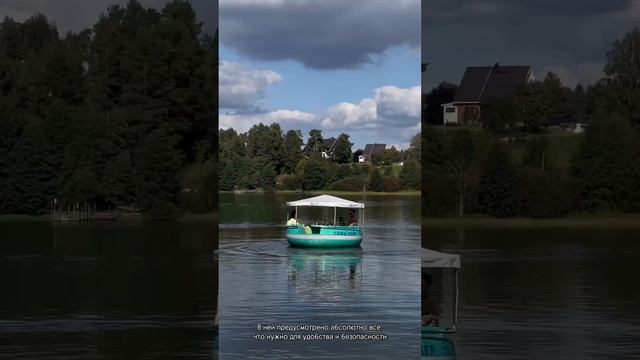 Самый необычный пикник на воде в круглой барбекю-лодке. смотреть онлайн