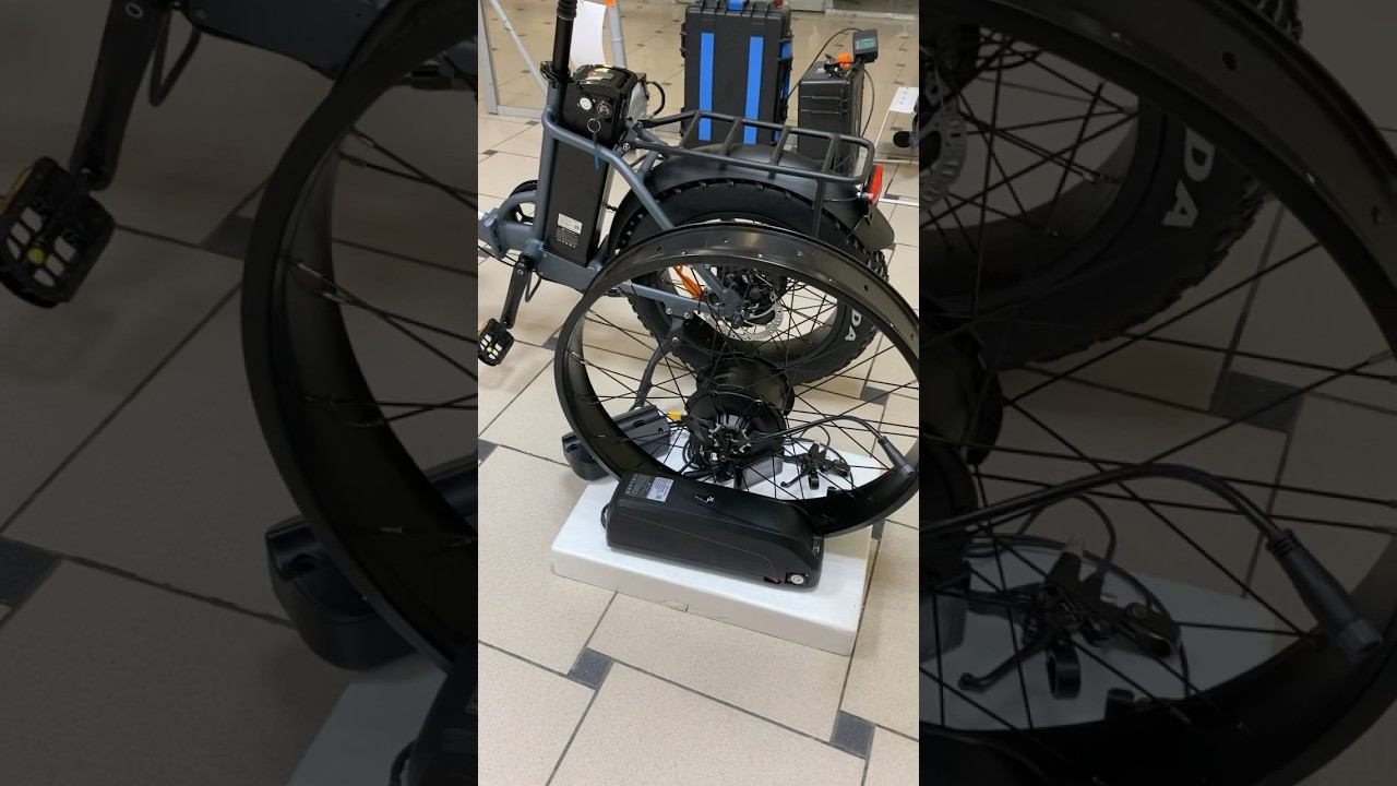 Комплект электрификации для фэтбайка: мотор колесо 1000W + аккумулятор 48V22Ah #электрофэтбайк смотреть онлайн