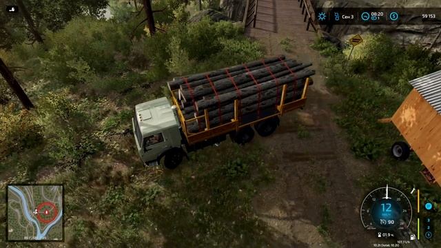 Farming Simulator 22 I РАБОТЫ НА ФИСКАРСЕ I два контракта за рейс на КАМАЗАХ I#06 #fs22 #фс22 смотреть онлайн