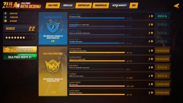 ZULA PASS BETA SEZONU BAŞLADI! смотреть онлайн