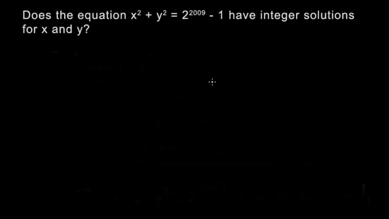 Number Theory 4 - Modular Arithmetic - Integer solutions смотреть онлайн