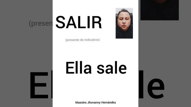 SALIR (presente de indicativo) смотреть онлайн