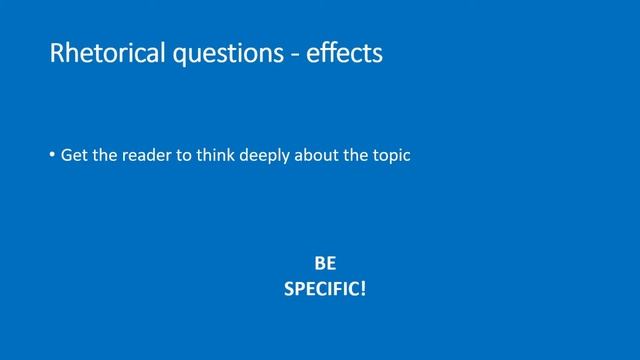 Rhetorical questions as a persuasive technique | AS Level English 9093 смотреть онлайн