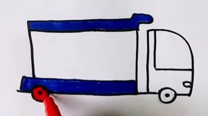 Красочный рисунок машинки для детей।। Как нарисовать машину