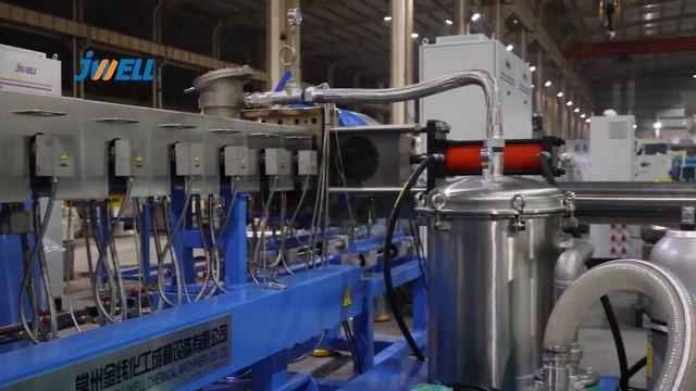PP Filler Masterbatch compounding machine | PP+ Caco3 85% with 2500 kg/h capacity | Jwell Machinery смотреть онлайн