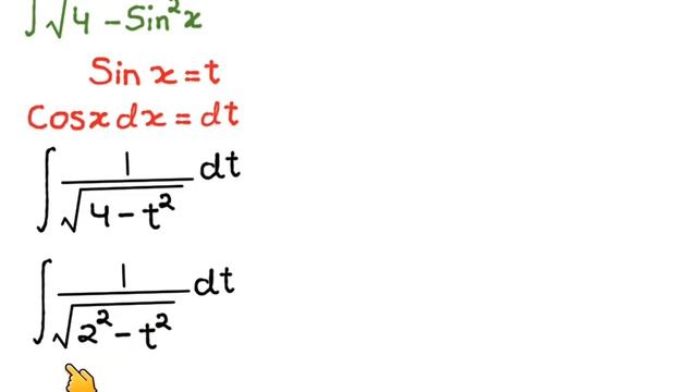 Integral cos x /root(4-sin^2 x) solution, NCERT class 12 Miscellaneous Question 9 смотреть онлайн