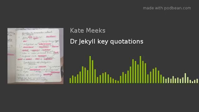 Important quotes from Jekyll and Hyde for GCSE revision смотреть онлайн