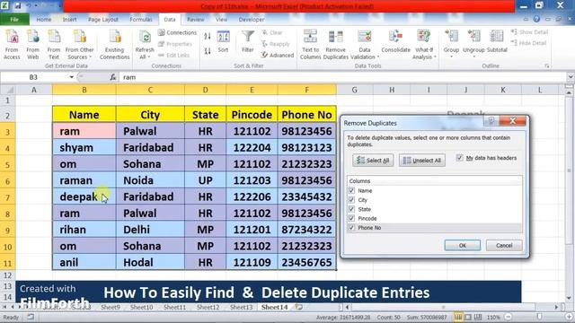 Farmers help line DP How to dublicate data delete Excel sheet Galat data kaise nikal dena hai смотреть онлайн