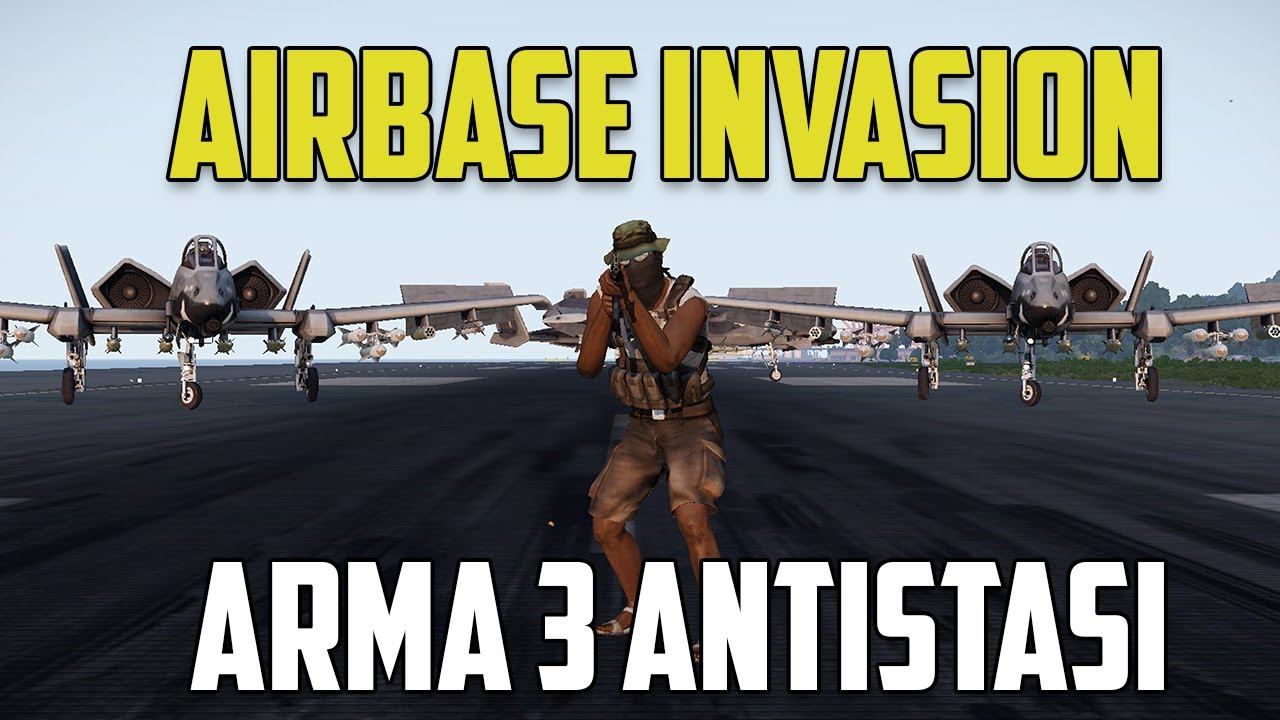 AIRBASE RAID | ARMA 3 ANTISTASI смотреть онлайн