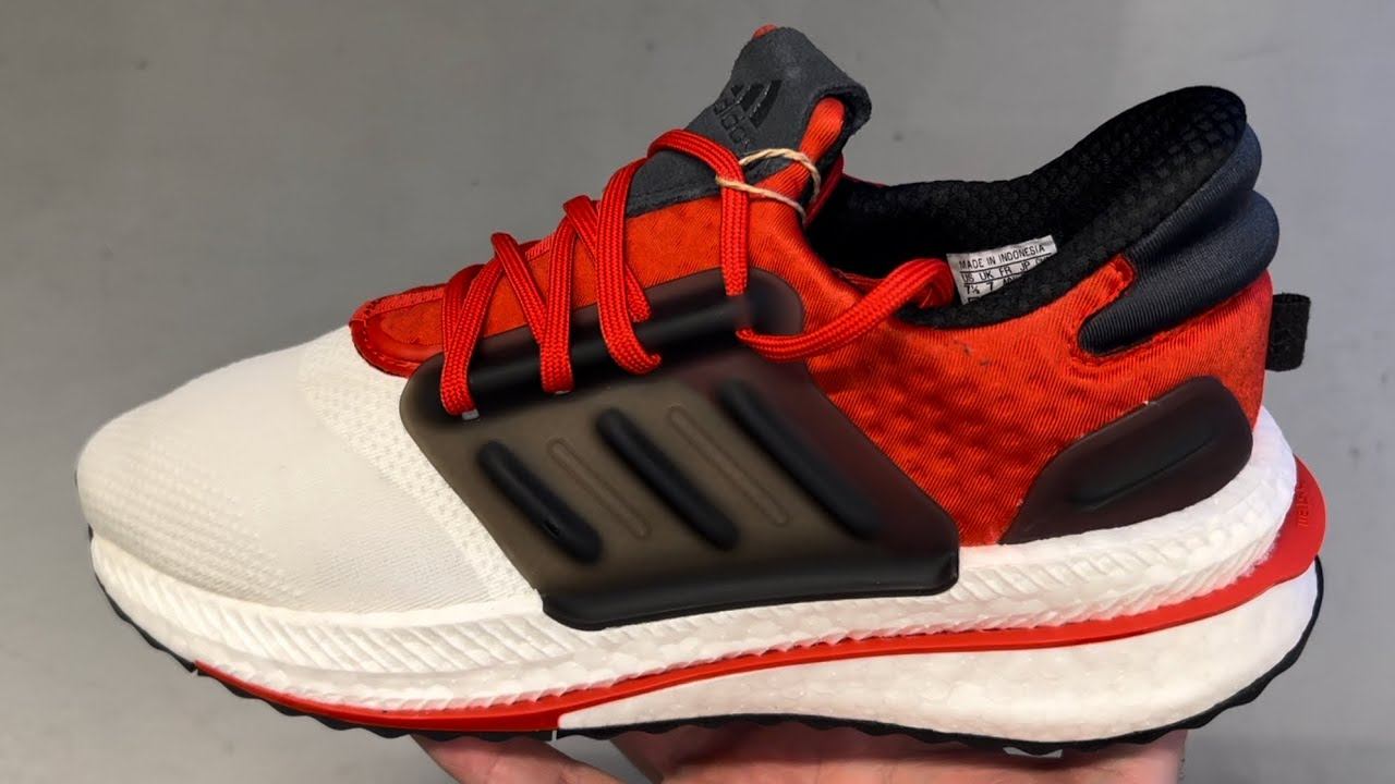 Adidas X_PLR Boost White Red Shoes смотреть онлайн
