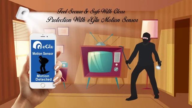 Feel Secure & Safe With Clear Protection With eGlu Motion Sensor By www.ClassicSmartSolutions.com смотреть онлайн
