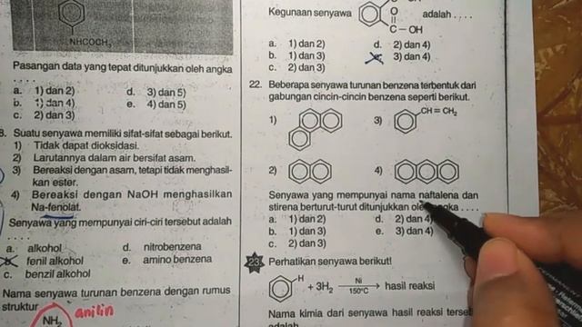 Soal dan Pembahasan Benzena dan Turunannya Bagian 2 смотреть онлайн