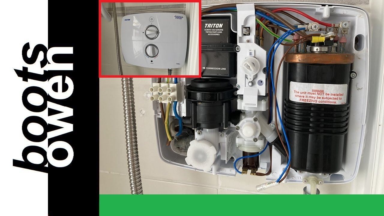 How it works | figuring out how a Triton T90sr pumped electric shower works | a look inside смотреть онлайн