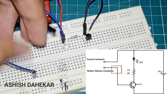 DIY Touch Sensor and Water Level Alarm Indicator using BC547 Transistor - Simple DIY Projects BC547 смотреть онлайн