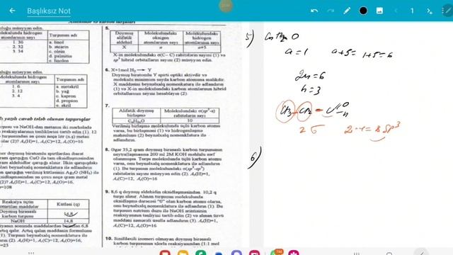 Toplu Aldehid ve karbon tursulari. Etrafli cavab teleb olunan tapsiriqlar смотреть онлайн