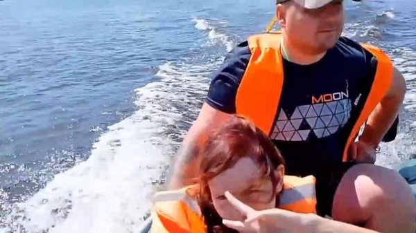 Слияние двух рек:Оки и Волги