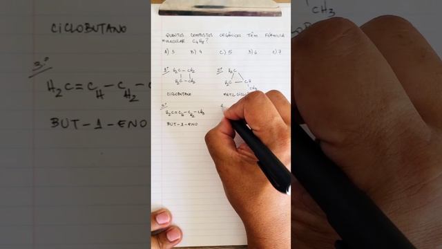 Isômeros do C4H8 🔥 Química Orgânica смотреть онлайн