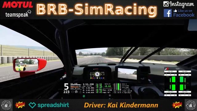 BRB-SimRacing Test for 2020 - AMR EGT смотреть онлайн