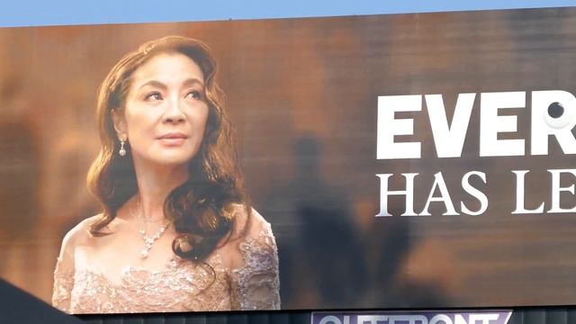 Actress Michelle Yeoh Everything Has Led To This Billboard Los Angeles California USA March 3, 2023 смотреть онлайн