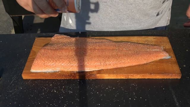 Cedar Plank Salmon on the Pit Boss смотреть онлайн