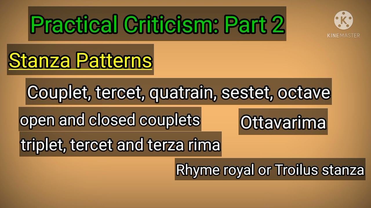 Practical Criticism: Part 2 -- Stanza Forms смотреть онлайн