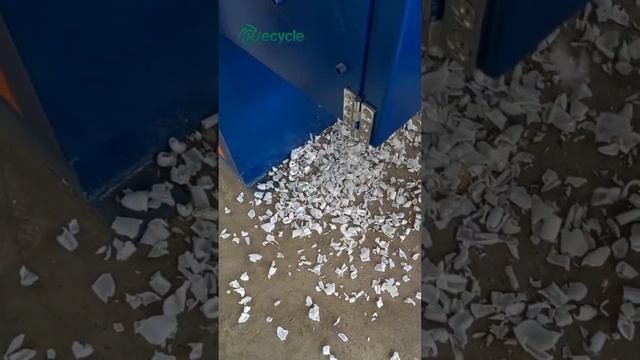 How to quickly shred plastic lumps? #shredder #plastic #recycling смотреть онлайн