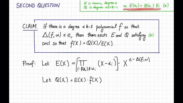 Lecture 5, Video 2: Berlekamp Welch Algorithm смотреть онлайн