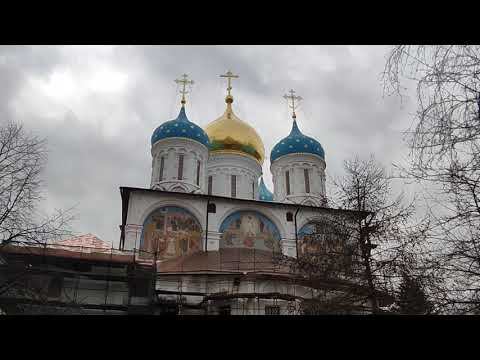 В Новоспасском монастыре продолжается реставрация Спасо-Преображенского собора. Москва 08.03.2024 смотреть онлайн